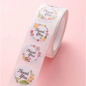 500 Thank You Stickers